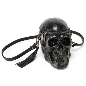 KILLSTAR Grave Digger Skull Handbag Black - NWT